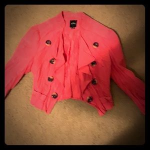 Xoxo pink bar night coat